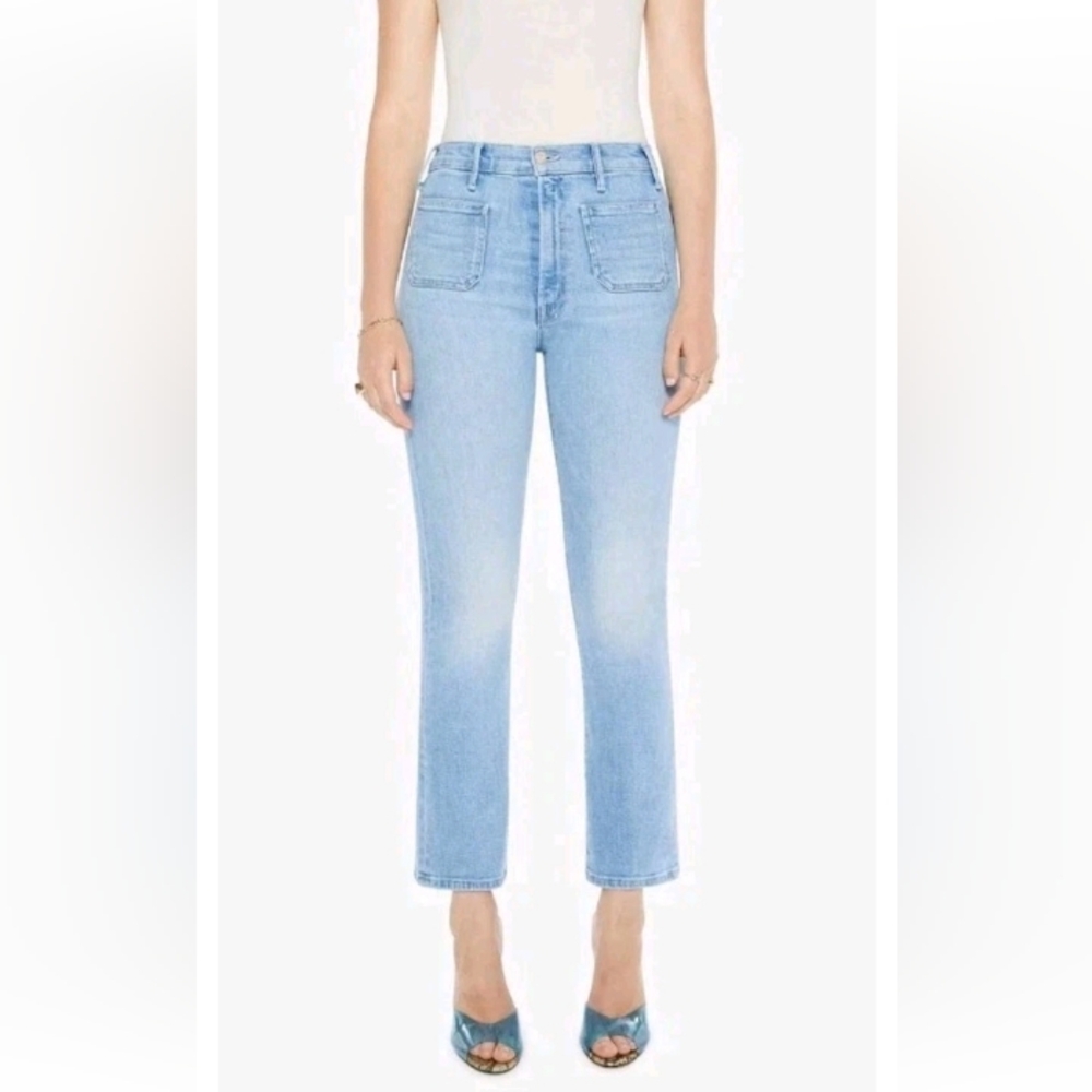 Mother Jeans Hustler Patch Pocket Ankle Women's Size 34